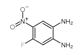 4-Fluoro-5-nitrobenzene-1,2-diamine structure