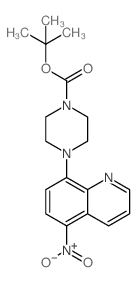 tert-Butyl 4-(5-nitroquinolin-8-yl)piperazine-1-carboxylate Structure