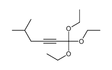 1,1,1-triethoxy-5-methylhex-2-yne结构式