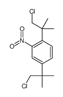 1,4-bis(1-chloro-2-methylpropan-2-yl)-2-nitrobenzene Structure