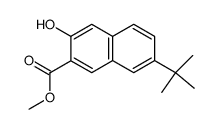 7-tert-Butyl-3-hydroxy-naphthalene-2-carboxylic acid methyl ester Structure
