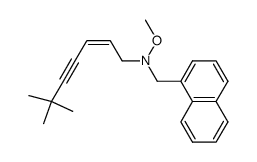 (Z)-N-(6,6-Dimethyl-2-hepten-4-ynyl)-N-methoxy-1-naphthalenemethanamine结构式