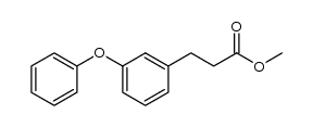 methyl 3-(3-phenoxyphenyl)propanoate Structure