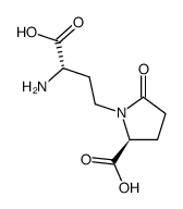 2(S),3'(S)-1-(3-amino-3-carboxypropyl)-5-oxo-2-pyrrolidinecarboxylic acid结构式