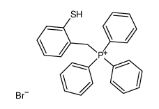 (2-mercaptophenyl)methyl-triphenylphosphonium bromide Structure