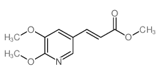 Methyl 3-(5,6-dimethoxypyridin-3-yl)acrylate structure