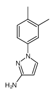 1-(3,4-dimethylphenyl)-1H-pyrazol-3-amine结构式