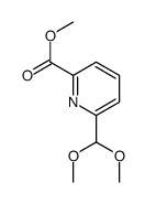 methyl 6-(dimethoxymethyl)pyridine-2-carboxylate结构式