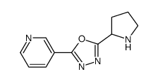 2-(PYRIDIN-3-YL)-5-(PYRROLIDIN-2-YL)-1,3,4-OXADIAZOLE picture
