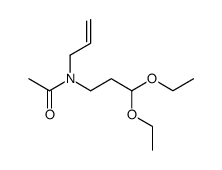 N-allyl-N-(3,3-diethoxypropyl)acetamide结构式