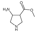 methyl 4-aminopyrrolidine-3-carboxylate结构式