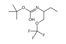 2-Methyl-2-propanyl [1-(trifluoromethoxy)-2-butanyl]carbamate结构式