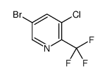 5-bromo-3-chloro-2-(trifluoromethyl)pyridine Structure