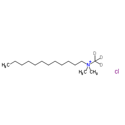 N,N-Dimethyl-N-(2H3)methyl-1-dodecanaminium chloride Structure