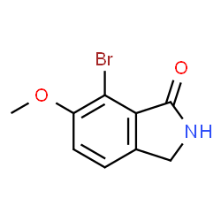 1H-Isoindol-1-one, 7-bromo-2,3-dihydro-6-Methoxy- structure