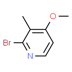 2-bromo-4-methoxy-3-methylpyridine structure