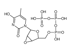 2',3'-lyxoanhydrothymidine 5'-triphosphate结构式