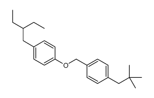 1-(2,2-dimethylpropyl)-4-[[4-(2-ethylbutyl)phenoxy]methyl]benzene结构式