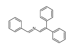 N-Benzylidene-2,2-diphenylvinylamine结构式