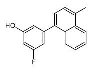 3-fluoro-5-(4-methylnaphthalen-1-yl)phenol Structure