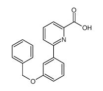6-(3-Benzyloxyphenyl)picolinic acid Structure