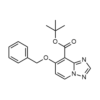 tert-Butyl7-(benzyloxy)-[1,2,4]triazolo[1,5-a]pyridine-8-carboxylate Structure