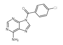 9-(4-Chlorobenzoyl)-9H-purin-6-amine structure