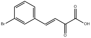 (E)-4-(3-Bromophenyl)-2-oxobut-3-enoic acid Structure