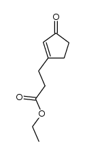 ethyl β-(1-cyclopenten-3-one)propionate结构式