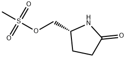 (R)-(5-氧代吡咯烷-2-基)甲基甲磺酸盐结构式