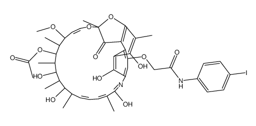 Rifamycin p-iodophenylamide结构式