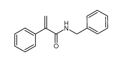 N-benzyl-2-phenylpropenamide Structure