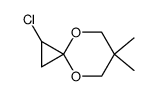 1-chloro-6,6-dimethyl-4,8-dioxaspiro[2.5]octane结构式
