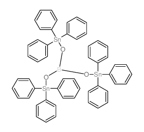 Boric acid,tris(triphenylstannyl) ester Structure