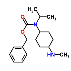 Benzyl isopropyl[4-(methylamino)cyclohexyl]carbamate结构式