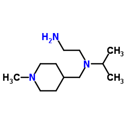 N-Isopropyl-N-[(1-methyl-4-piperidinyl)methyl]-1,2-ethanediamine Structure