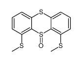 4,6-bis(methylsulfanyl)thianthrene 5-oxide Structure