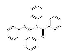 N-(C,N-diphenylcarbonimidoyl)-N-phenylbenzamide结构式