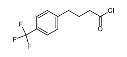 Benzenebutanoyl chloride, 4-(trifluoromethyl)- structure