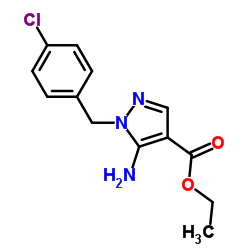 Ethyl 5-amino-1-(4-chlorobenzyl)-1H-pyrazole-4-carboxylate picture