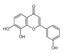 7,8,3-三羟基黄酮结构式