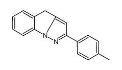 2-(4-methylphenyl)-4H-pyrazolo[1,5-a]indole结构式
