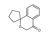 spiro[cyclopentane-1,1'-isothiochroman]-4'-one结构式