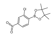 2-Chloro-4-Nitrophenylboronic Acid, Pinacol Ester structure