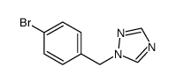 1-(4-Bromobenzyl)-1H-1,2,4-Triazole结构式