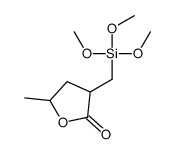5-methyl-3-(trimethoxysilylmethyl)oxolan-2-one Structure