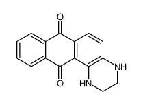 1,2,3,4-tetrahydronaphtho[3,2-f]quinoxaline-7,12-dione结构式