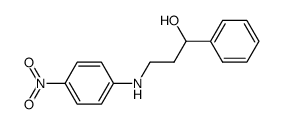 1-Phenyl-3-(p-nitro-anilino)-propanol-(1)结构式