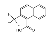 2-trifluoromethyl-1-naphthoic acid结构式