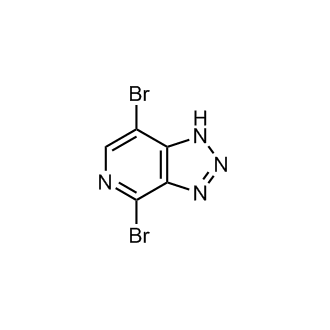 4,7-二溴-3H-[1,2,3]三唑并[4,5-c]吡啶结构式